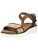 ARA Sandalen met riem  sand / bruin