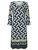 Ana Alcazar Jurk ‘Zilmi’  blauw / geel / zwart / wit
