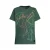 Orange Stars T-shirt donkergroen