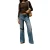 Damesjeans met wijde pijpen Freeman T Porter Jessy SDM