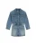 WE Fashion Jurk  blauw denim
