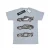 Disney Jongens Cars Tekst Racers T-Shirt (Sportgrijs)