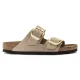 Dames muiltjes Birkenstock Arizona Big Buckle Nubuck Leather