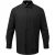 Premier Recyclight poplin overhemd met lange mouwen voor heren (Zwart)
