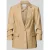 comma slim fit blazer met klepzakken en geraffelde mouwen