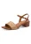 MARCO TOZZI Sandalen met riem  bruin / lichtgeel