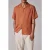 Paul Smith Mens Ss Casual Fit Shirt Orange