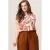 Miss Etam Plus rechtvallend blousetop met paisley – oranje