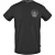 Aquascutum Unisex Londen Crew Hals Regular T-shirt voor volwassenen (Zwart)