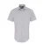 Premier Heren Rekken Pasvorm Poplin Korte Mouwen Shirt (Zilver)