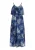 faina Zomerjurk  blauw / nachtblauw / wit