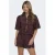 ONLY broderie top – bruin