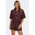 ONLY broderie top – bruin