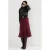 Mango maxi jurk donkerrood