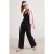 TRENDYOLMİLLA Dames Zwart Effen Wijde pijp Normale taille Joggingbroeken