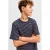 JACK & JONES JUNIOR gestreepte T-shirt donkerblauw