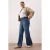 Trendyol Curve Dames Blauw Effen Wijde pijp Hoge taille Grote maten Jeans