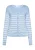 usha Vest Dames lichtblauw wit