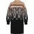 IZIA Jurk Dames Beige Veelkleurig