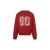 No Way Monday rechtvallende sweater met print – rood