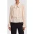 The Kooples Flowing Blouse With A Lavaliere Collar Ecru