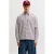 JACK & JONES ORIGINALS relaxed fit geruite oxford overhemd met borduursels – chocolate truffle
