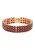 faina Armband  rose-goud / robijnrood