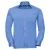 Russell Collection Heren Poplin Easy-Care overhemd met lange mouwen (Bedrijfsblauw)