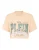 T-Shirt Round Neck Ss Crop Vintage Print