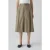Closed Pleated Culottes Skirts Grey Marble