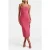 Forever New Alisandra Side Split Bodycon Midi Raspberry Jelly