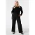 MS Mode wide leg broek – zwart
