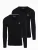 Ombre Shirt  zwart