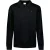 No Excess Pullover Polo Half Zipper Solid Knit Black
