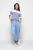 Caroline Tensen Elba Streep T-Shirt Wit / Navy