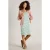 White Stuff Tallie Jersey Dress Green Multi