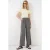 Brede Pijpen Broek met Elastische Taille