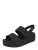 Crocs Brooklyn Serie – Dames Sandaal – Zwart – Lage Wig – LiteRide Inlegzool