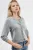Ronde hals knoop cardigan
