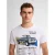 Petrol Industries Heren shirt m-1050-tsr604 0000 bright white
