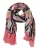 Betty Barclay Sjaal  beige / donkerblauw / pink / wit