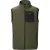 Regatta Professional Heren Frankie Fleece Gilet (Donkere kaki/zwart)