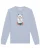 Watapparel Sweatshirt ‘Lama’  blauw / lichtblauw / oranje / wit