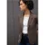 Street One Dames Basis blazer in Bruin