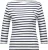 Tommy Hilfiger T Shirt Slim boat neck Blauw dames