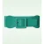 Ladies Day Out riem met vierkante gesp in turquoise