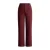 Base Level Curvy straight leg pantalon Plus Size – donkerrood