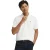 Gebroken witte polo met korte mouwen en geborduurd Rigby Go-logo