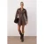 TRENDYOLMİLLA Dames Bruin Effen Extra Kort / Super Mini Lang Casual A-lijn Jurken