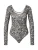 ABOUT YOU Shirt body ‘Drew’  grijs / lichtgrijs / zwart
